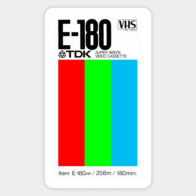 VHS Cover Sticker by Widmore